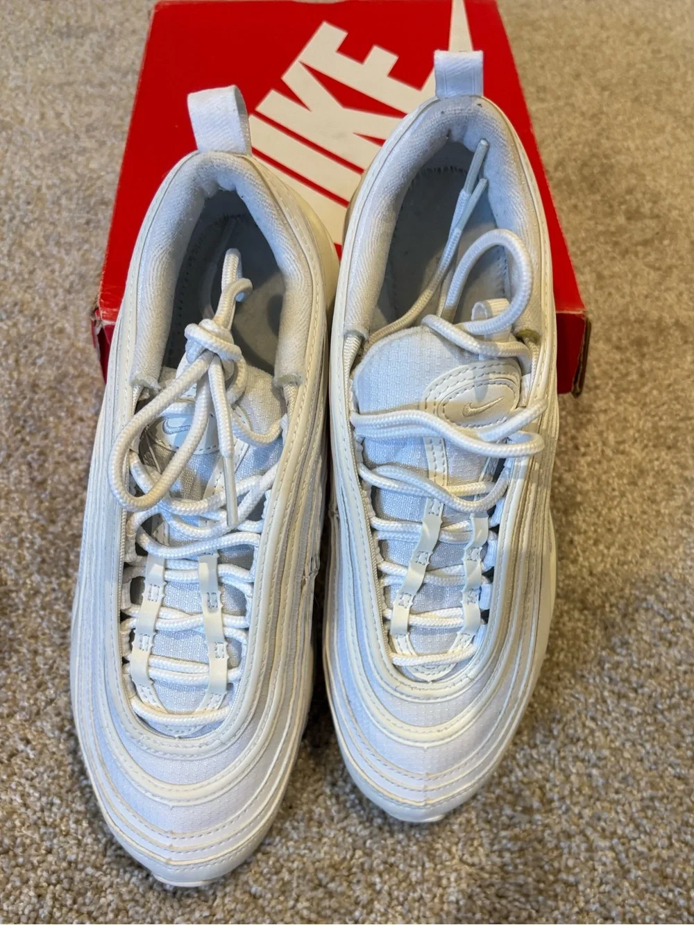 Nike Boy’s Air Max 97 Sneakers — White